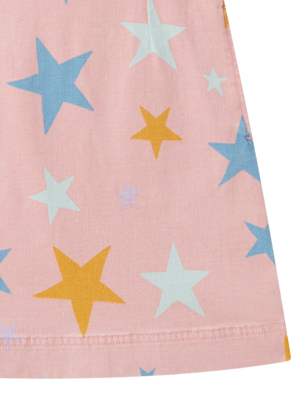 Stella McCartney Kids Midi-jurk met sterrenprint Roze