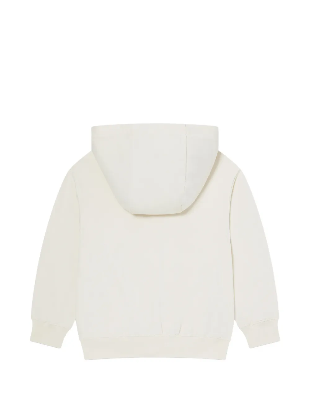 Stella McCartney Kids Hoodie met logoprint en rits Beige