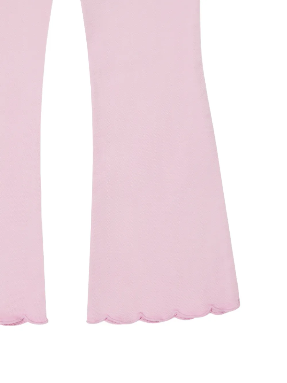 Stella McCartney Kids Flared jeans met gewelfde zoom Roze