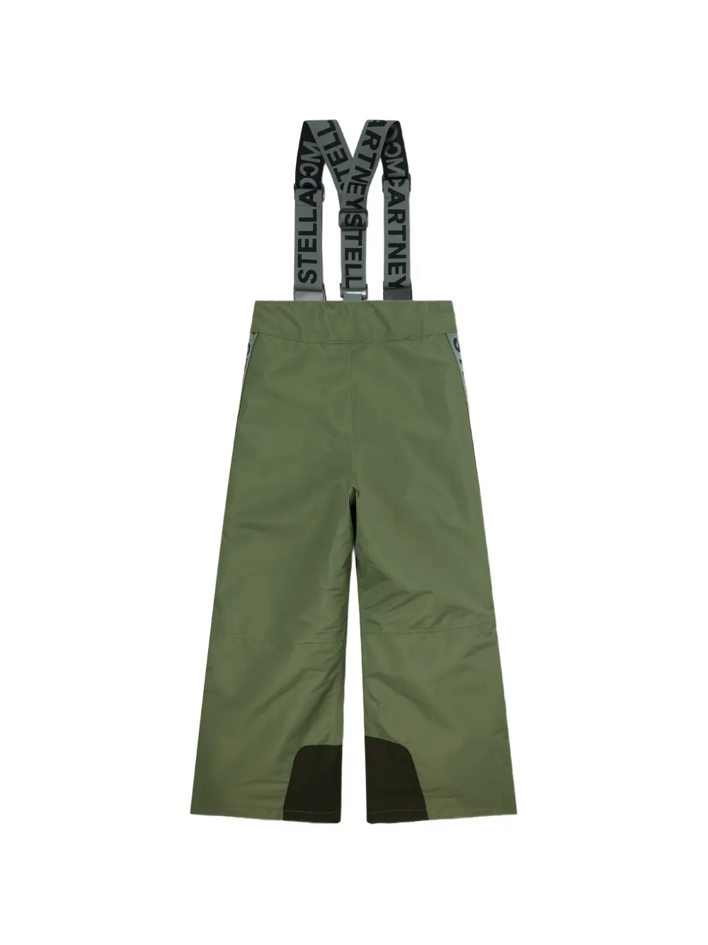 Stella McCartney Kids Skibroek met logoprint en beugel Groen