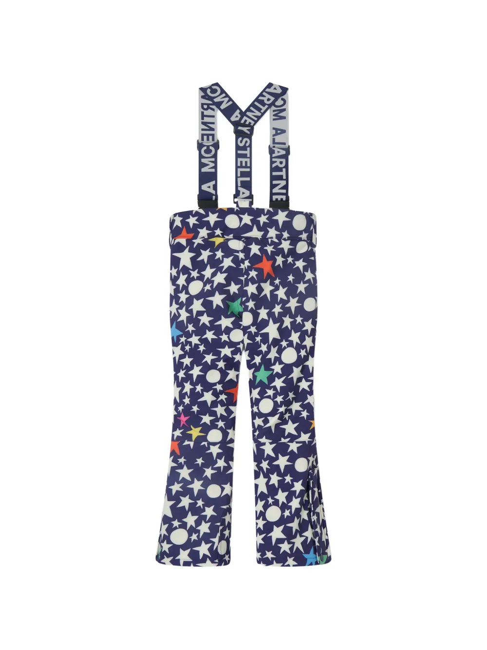 Stella McCartney Kids Skibroek met sterprint en logoband Blauw