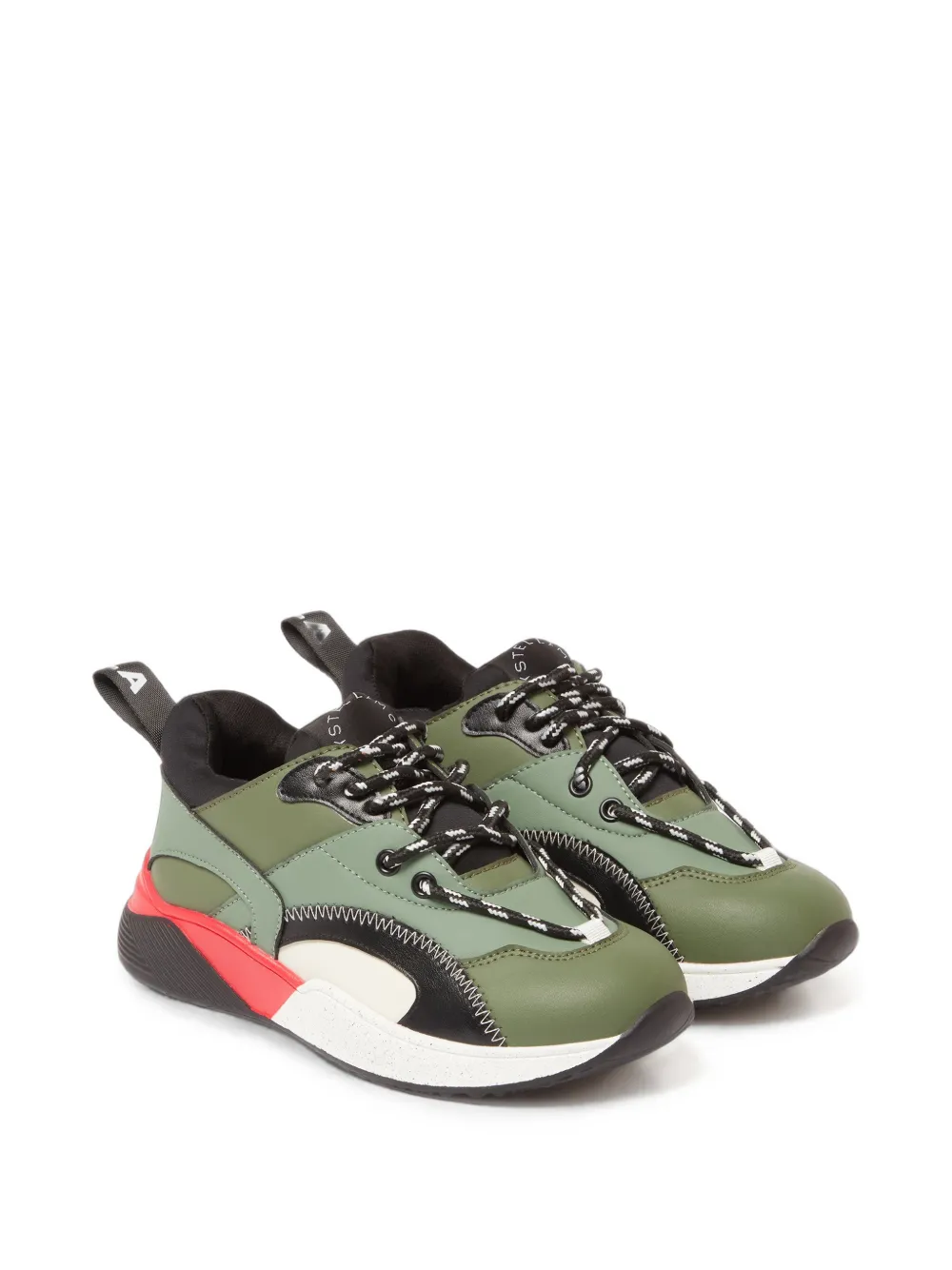 Stella McCartney Kids colour-block sneakers - Verde