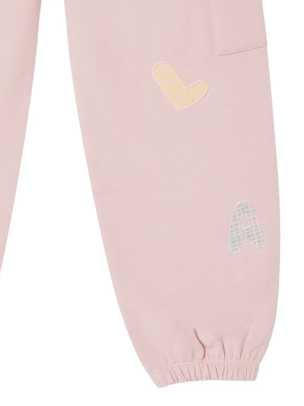 Stella McCartney Kids logo-patch cargo trousers Roze