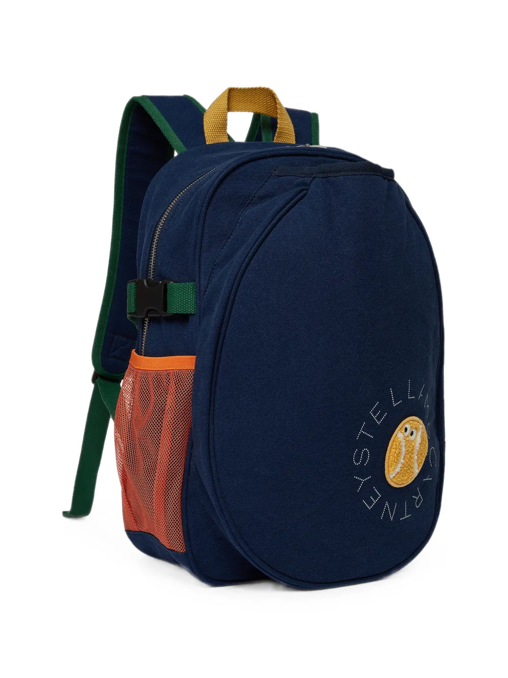 Stella McCartney Kids Tennis-Ball rugzak met patroon Blauw