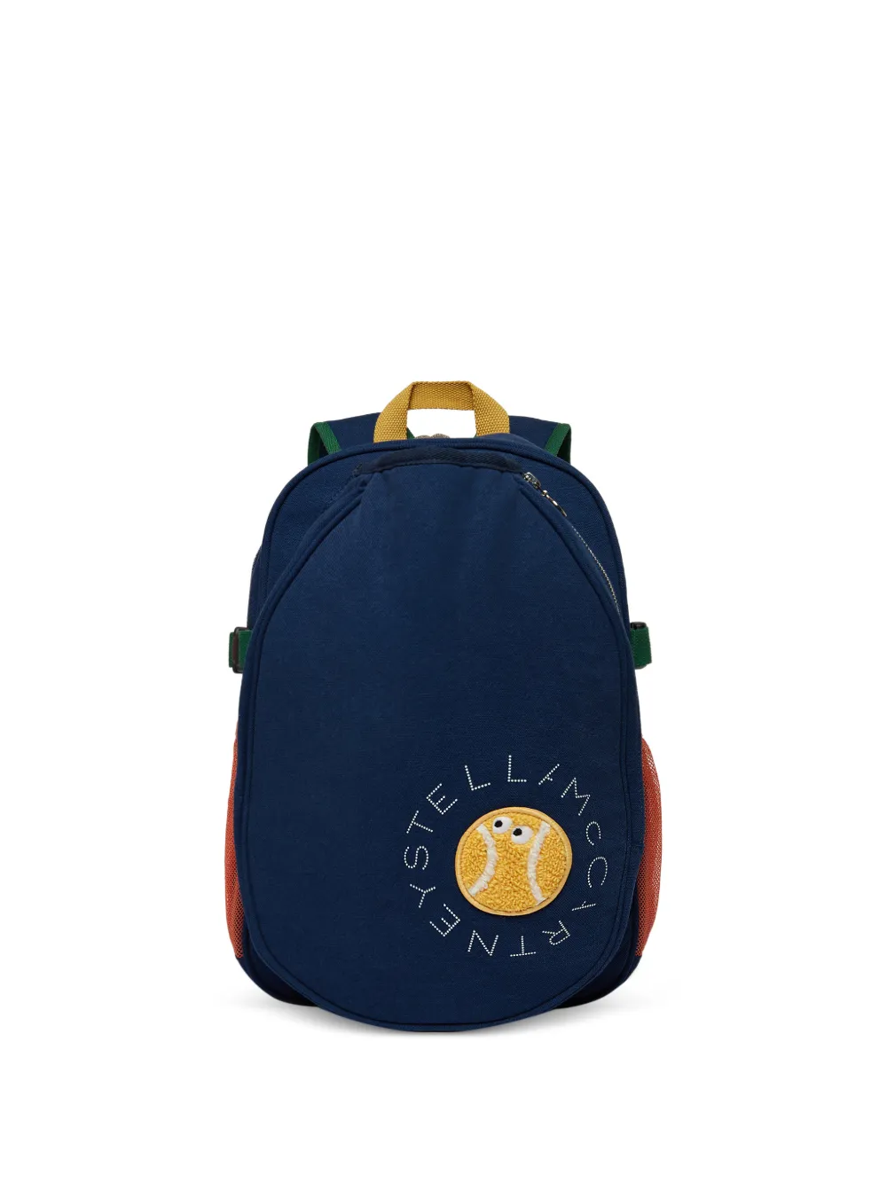 Stella McCartney Kids Tennis-Ball motif backpack - Blu