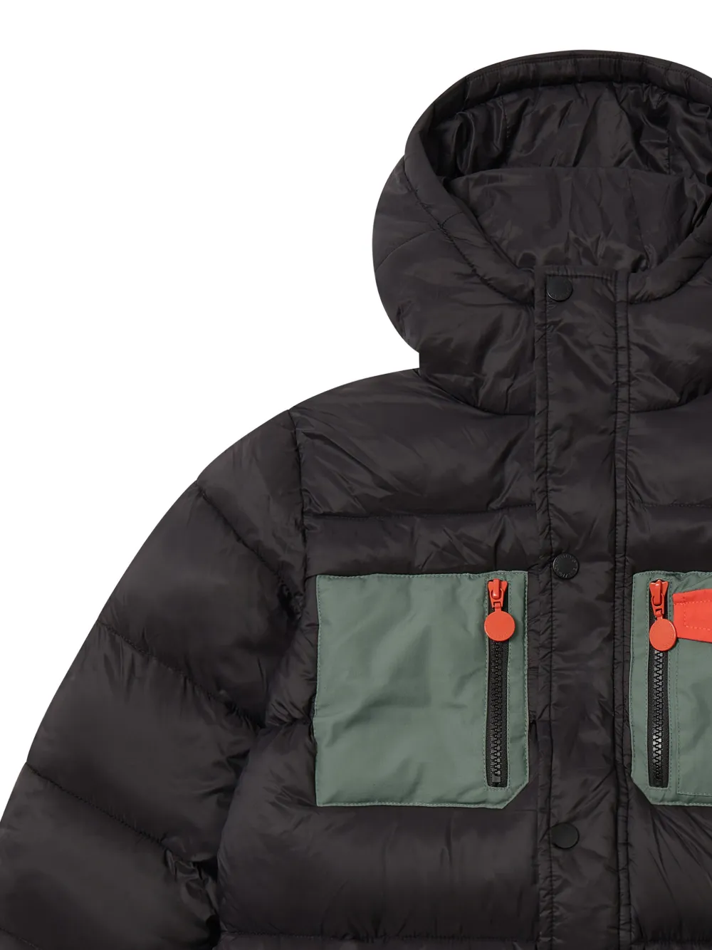 Stella McCartney Kids Gewatteerde jas Zwart