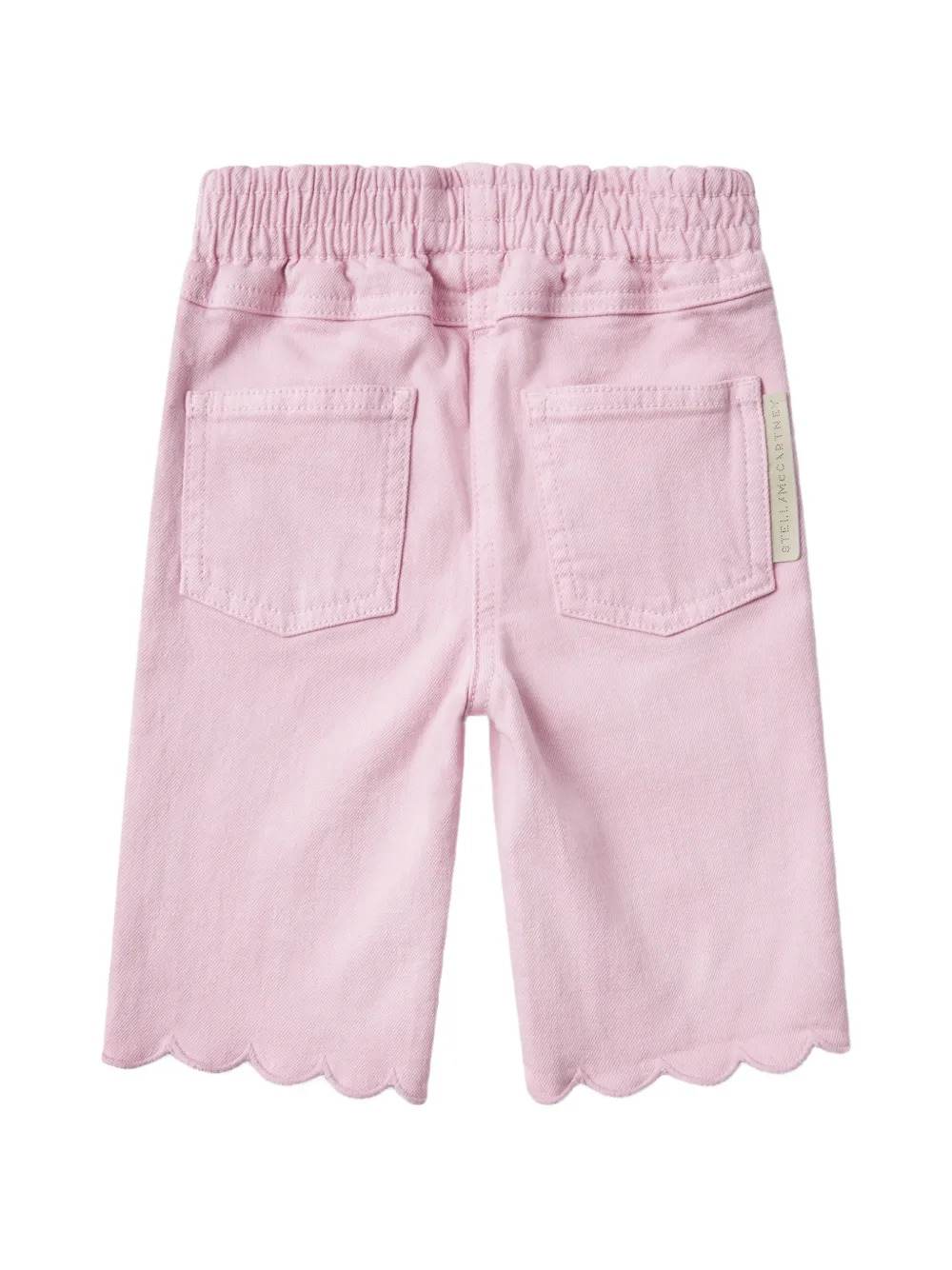 Stella McCartney Kids Jeans met gewelfde afwerking Roze