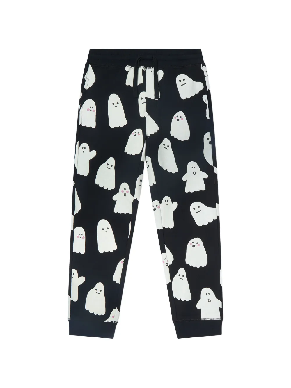 Stella McCartney Kids ghost-print drawstring track pants - Nero