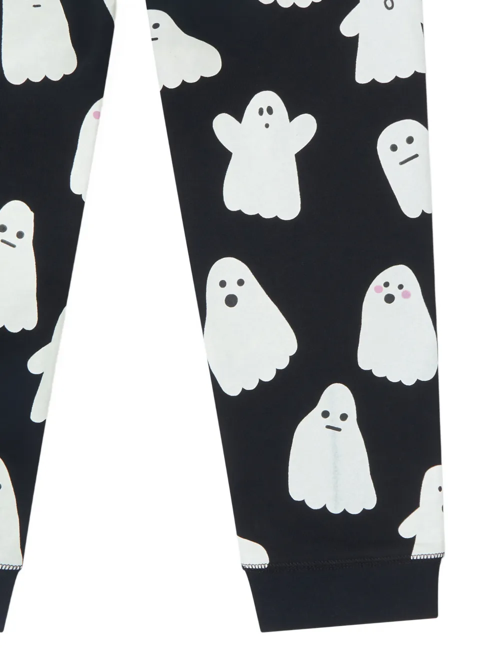 Stella McCartney Kids Trainingsbroek met trekkoord en spookprint Zwart