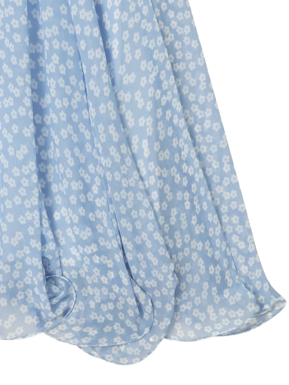 Stella McCartney Kids Halterjurk met bloemenprint Blauw