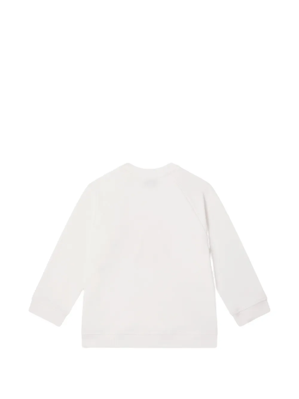 Stella McCartney Kids Sweater met logoprint en raglan mouwen Wit