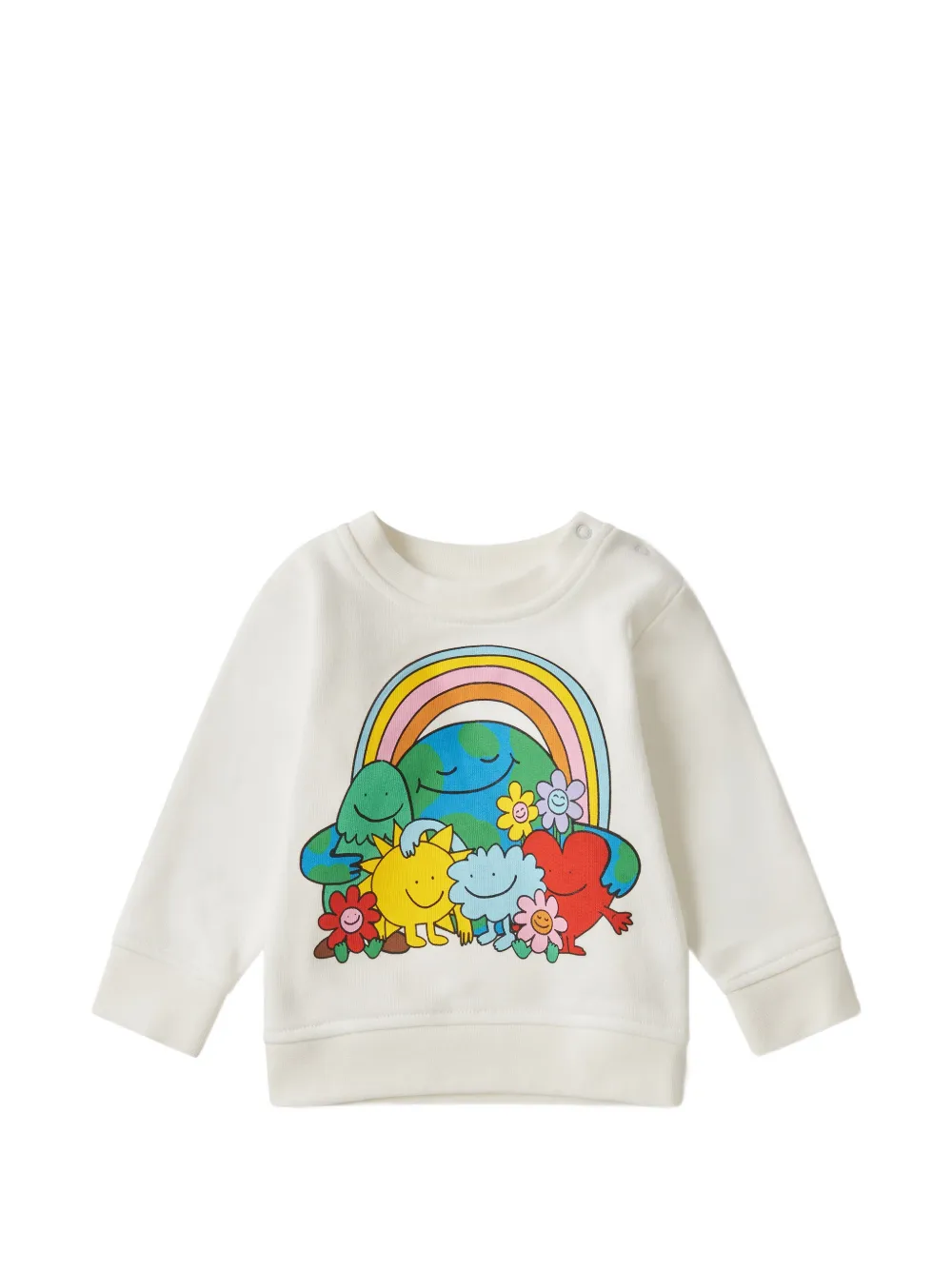 Stella McCartney Kids graphic-print sweater - Toni neutri