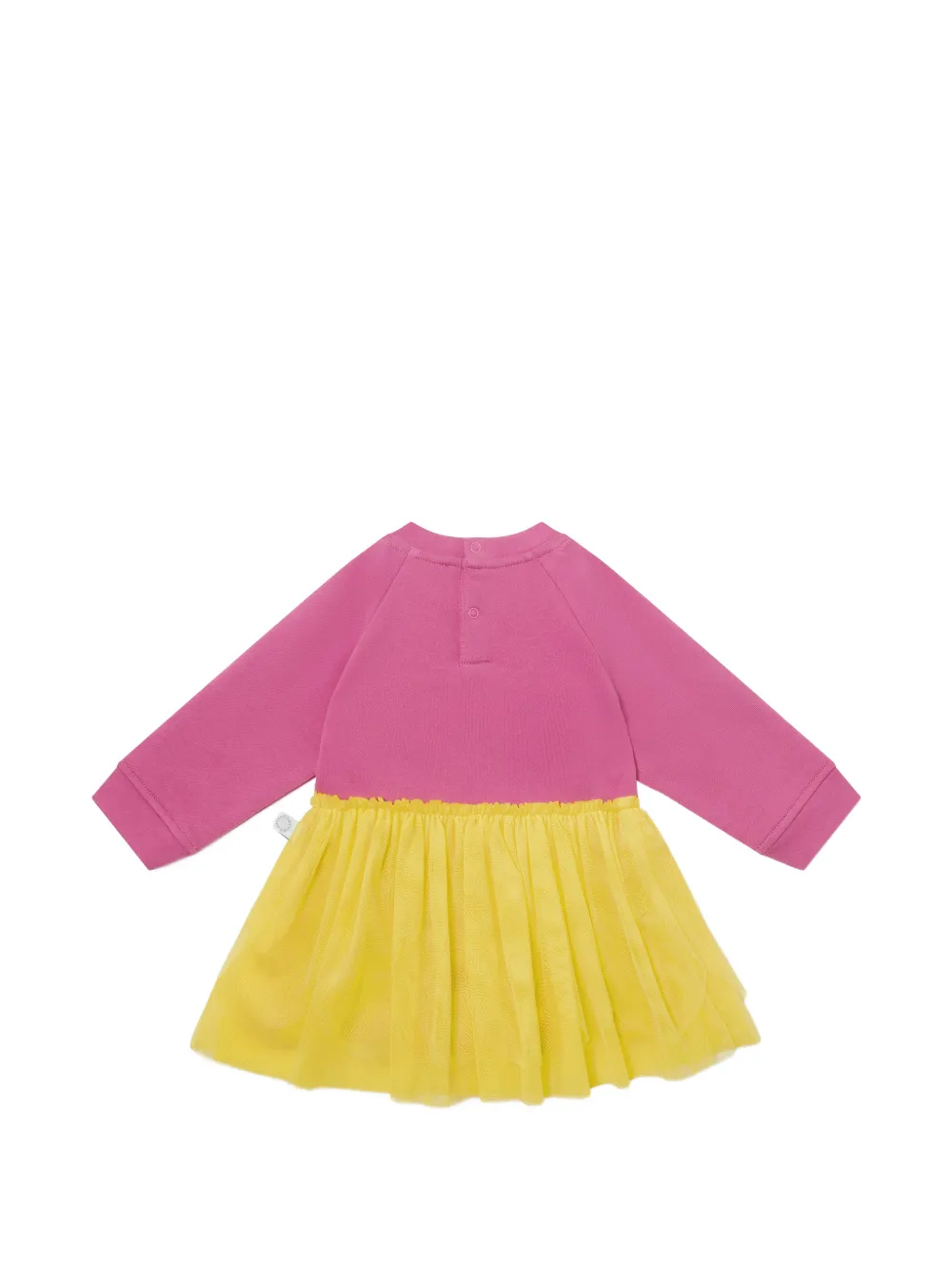 Stella McCartney Kids graphic-print tulle-skirt dress Roze