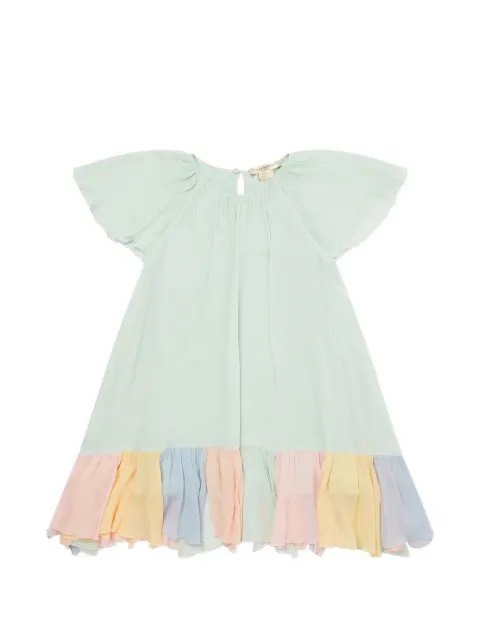 Stella McCartney Kids ruffled-trim flared dress