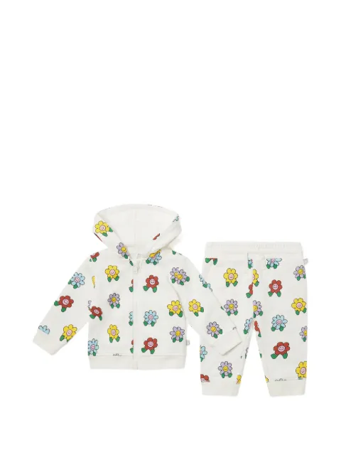 Stella McCartney Kids traje deportivo con estampado floral