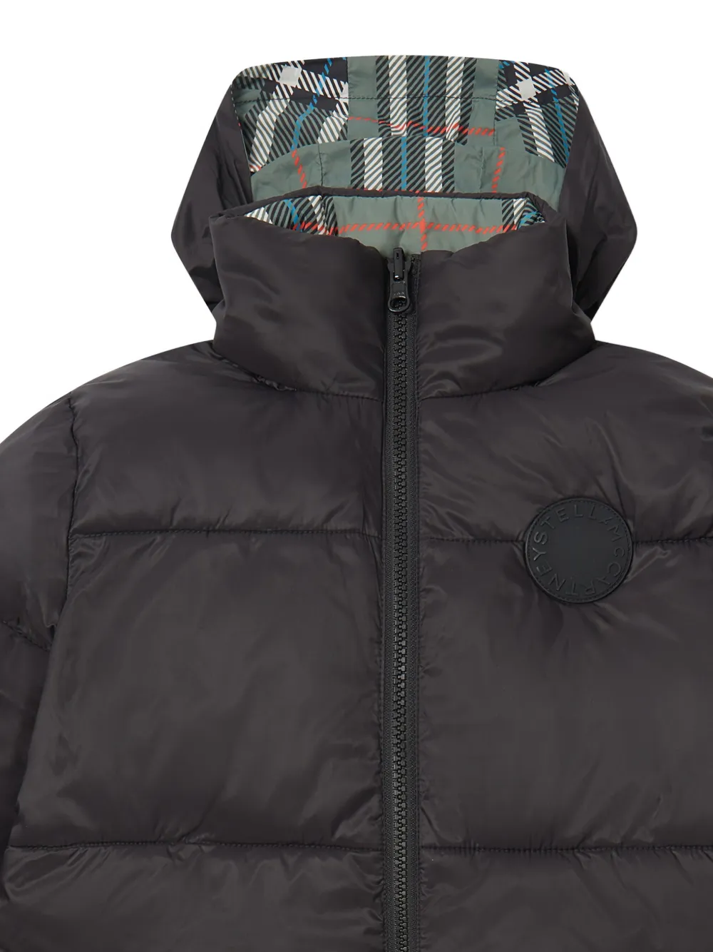 Stella McCartney Kids Omkeerbare jas Zwart