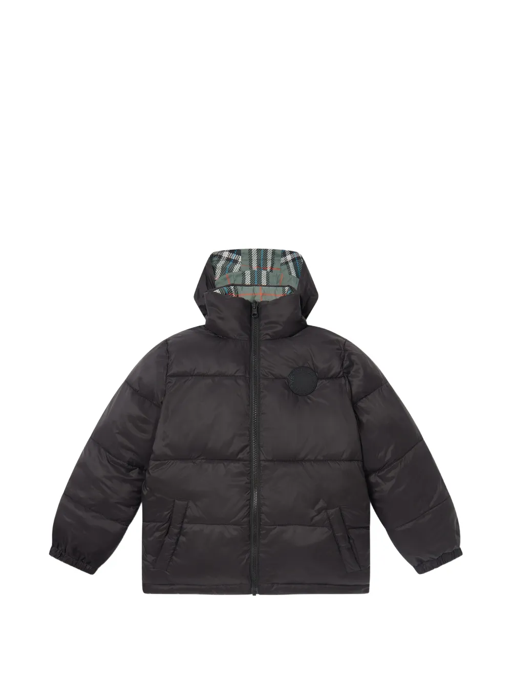 Stella McCartney Kids reversible quilted coat - Nero
