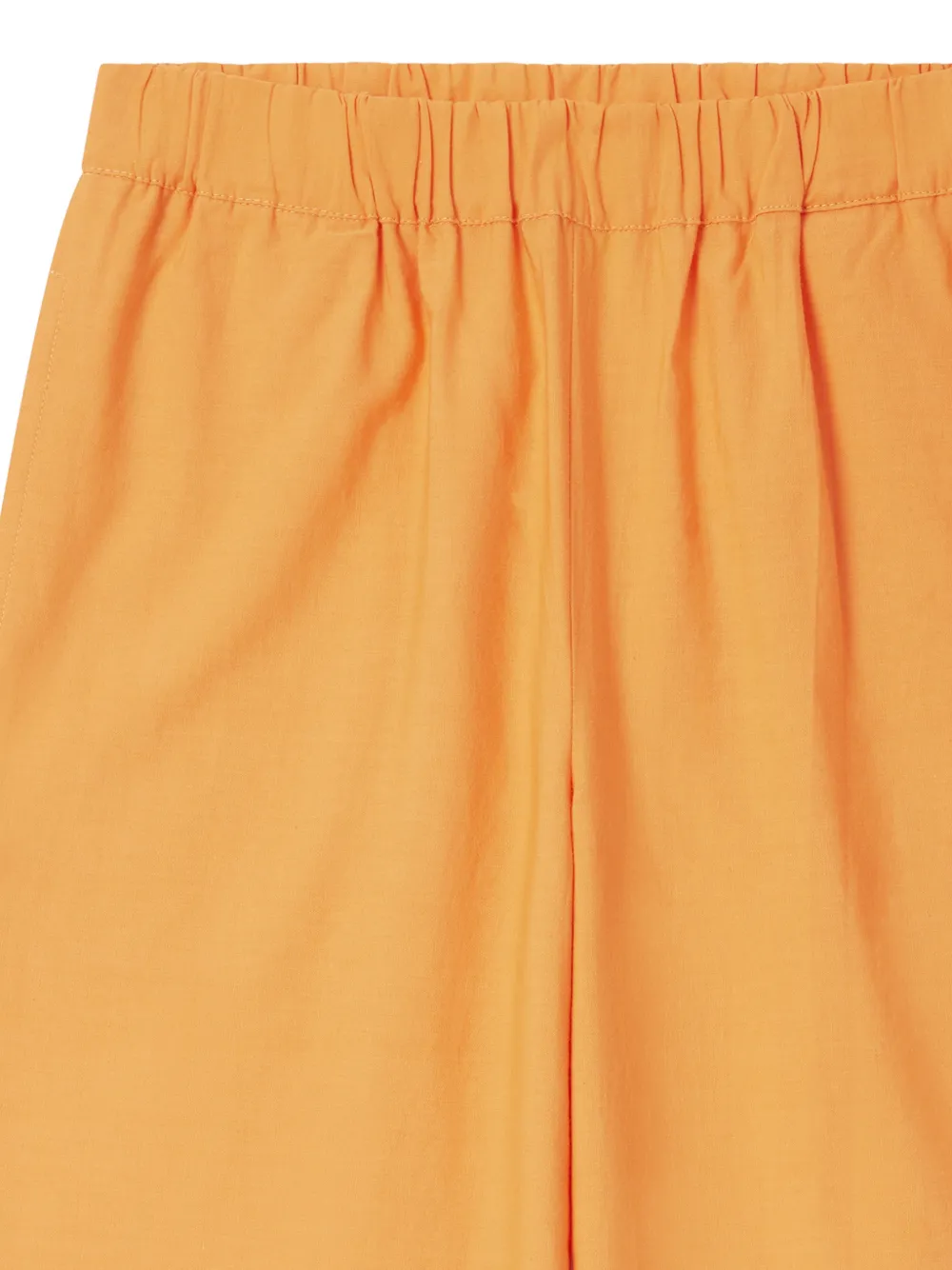 Stella McCartney Kids Broderie anglaise broek met gewelfde afwerking Oranje
