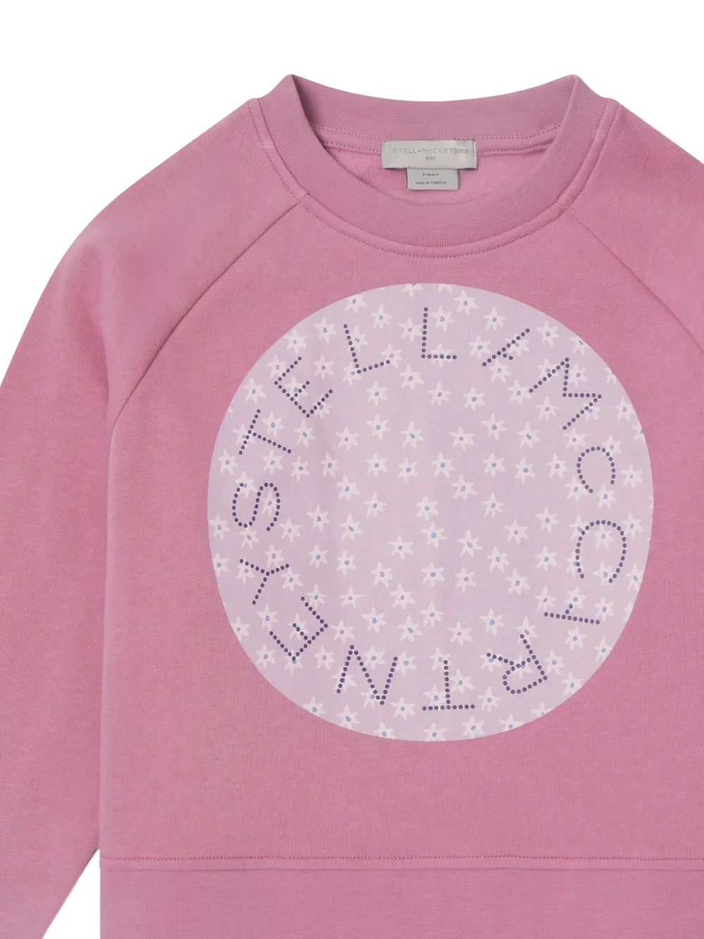 Stella McCartney Kids logo-print sweatshirt Roze