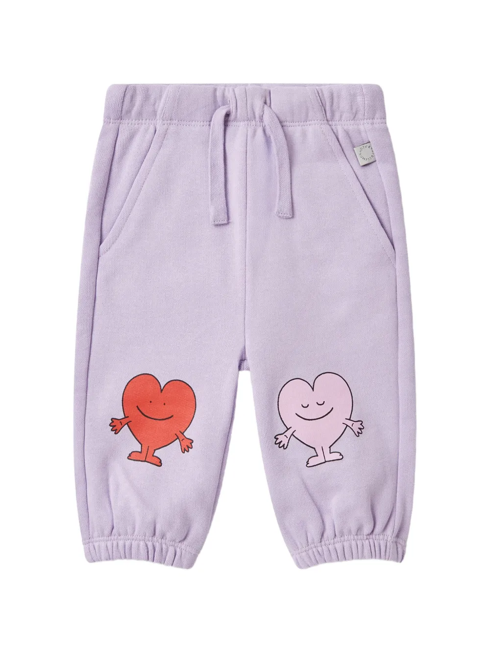 Stella McCartney Kids heart-print track pants - Viola