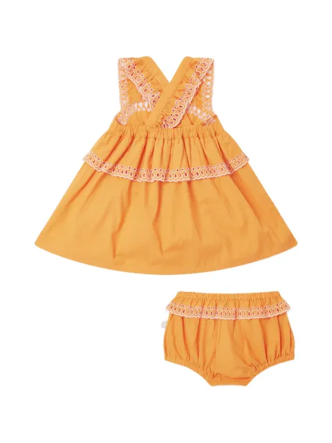 Stella McCartney Kids broderie-anglaise ruffled shorts set