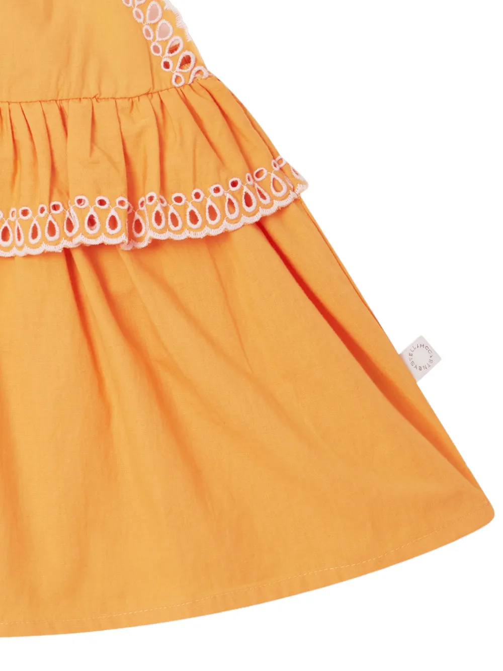 Stella McCartney Kids Broderie anglaise shorts Oranje