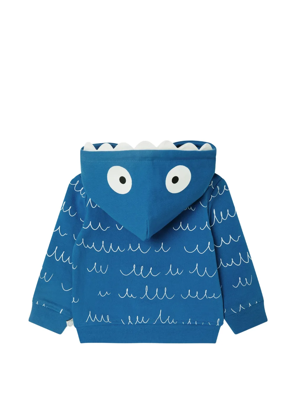 Stella McCartney Kids Hoodie met grafische print Blauw