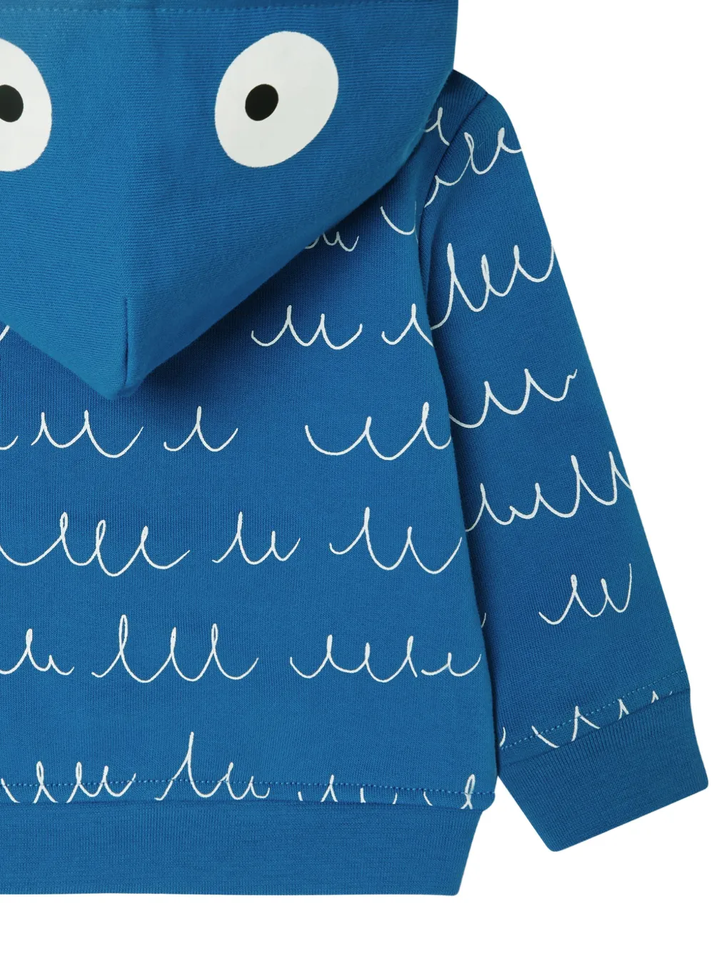 Stella McCartney Kids Hoodie met grafische print Blauw