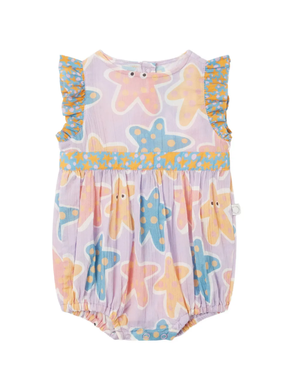 Stella McCartney Kids star-print ruffled romper - Viola