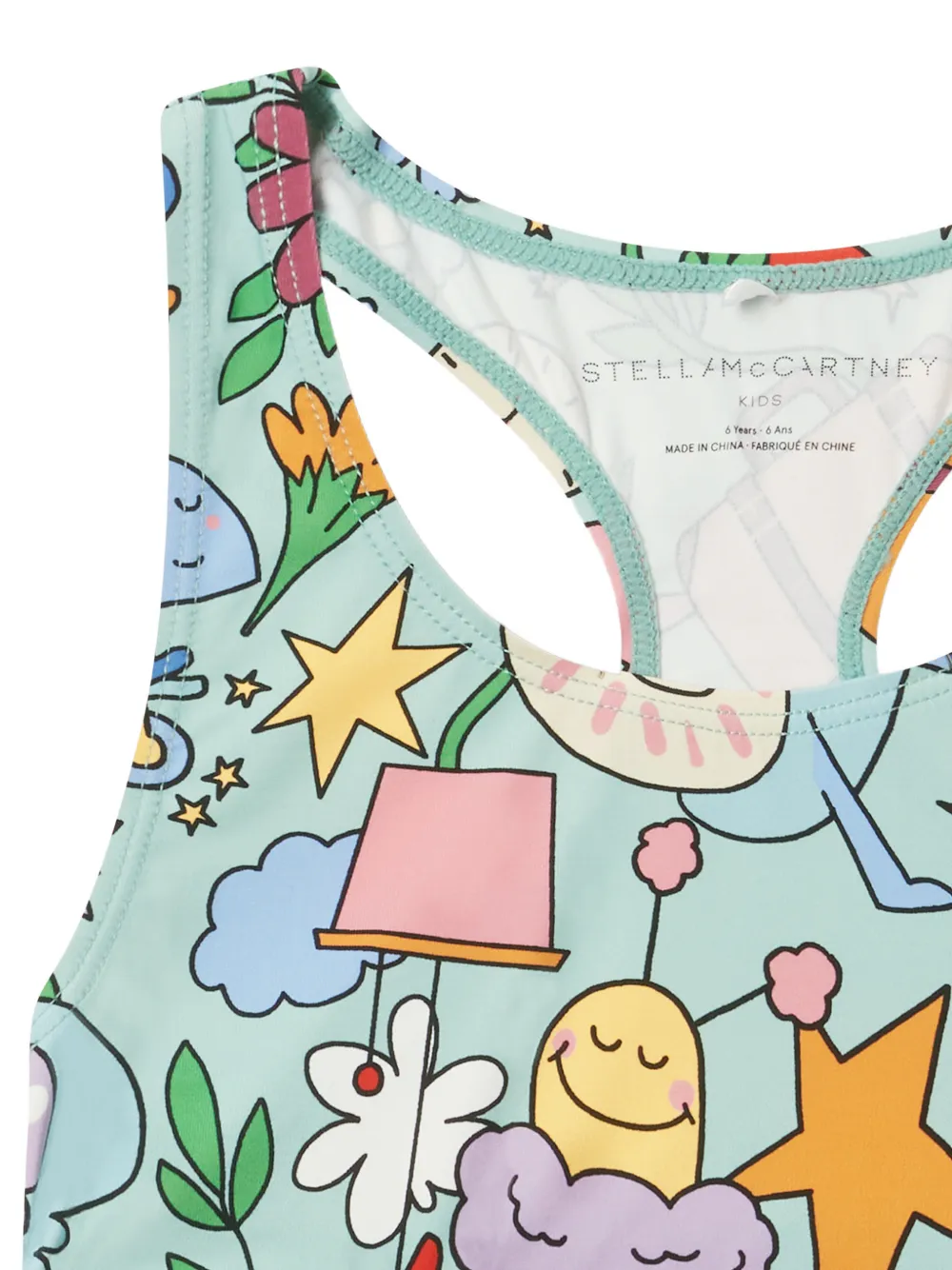 Stella McCartney Kids Bikini met grafische print Groen