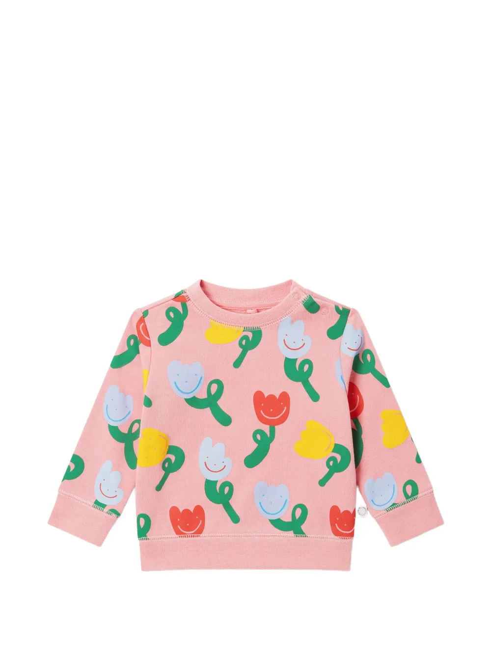 Stella McCartney Kids floral-print sweatshirt - Rosa