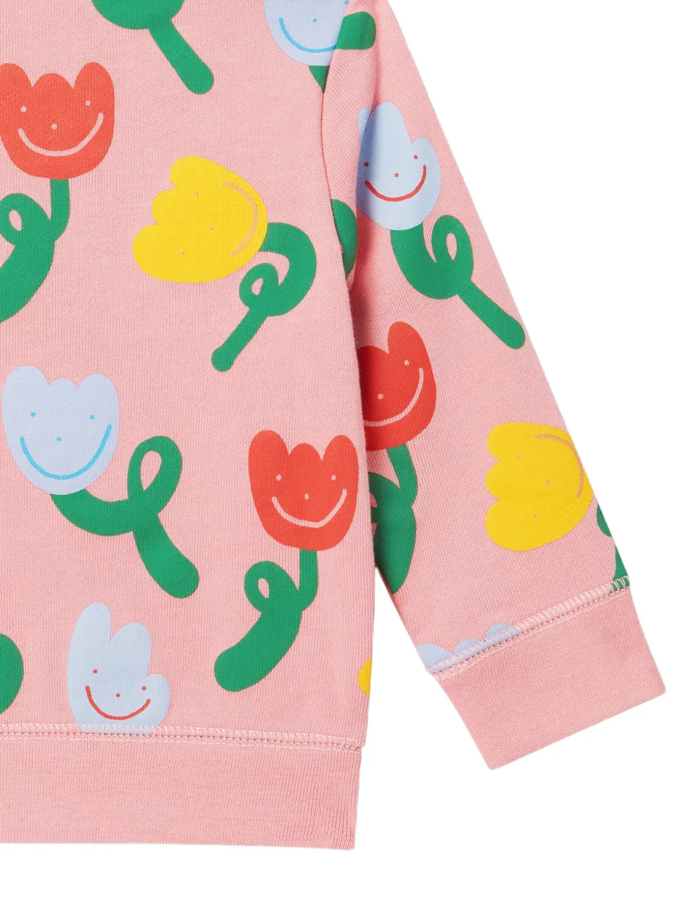 Stella McCartney Kids Sweater met bloemenprint Roze