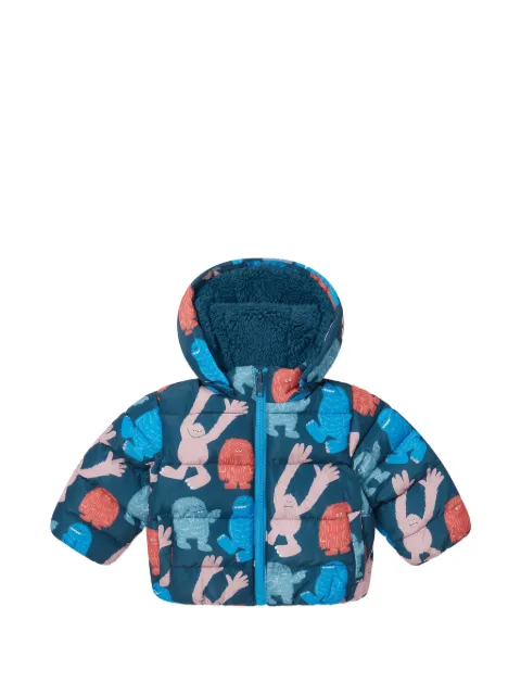 Stella McCartney Kids monster-print padded coat