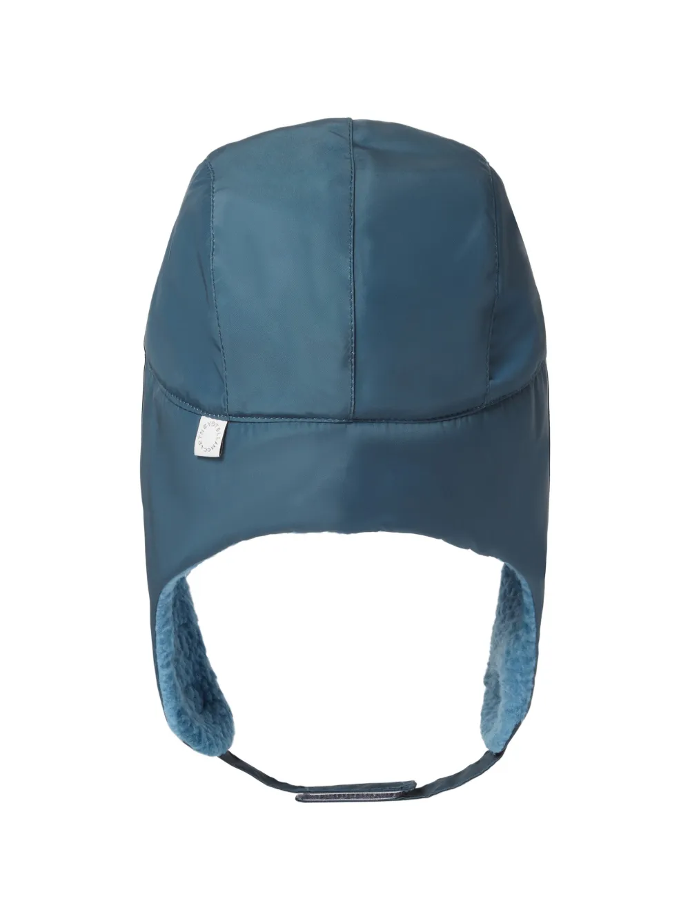 Stella McCartney Kids monster-patch trapper hat Blauw