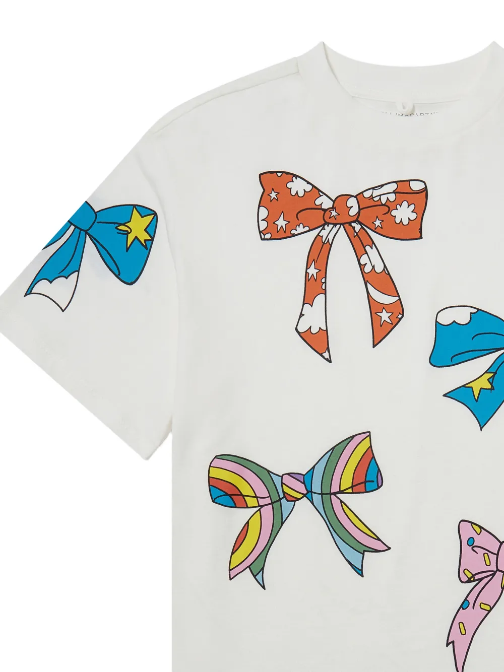 Stella McCartney Kids T-shirt met print Wit