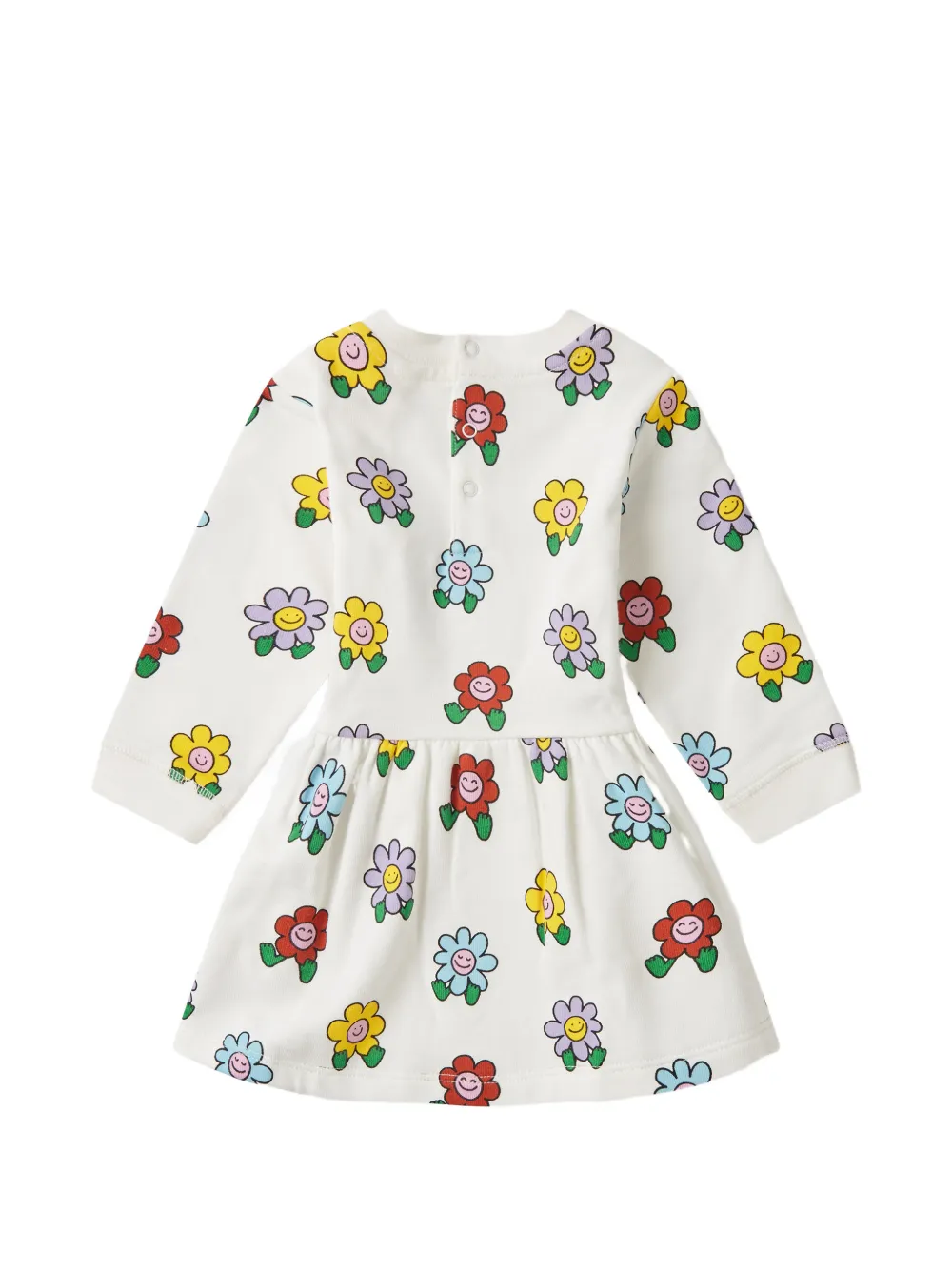 Stella McCartney Kids Jurk met bloemenprint Wit