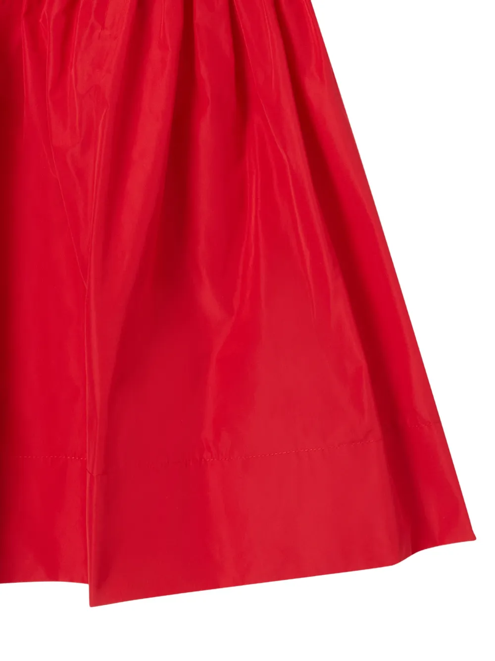 Stella McCartney Kids ruffled spaghetti-strap dress Rood