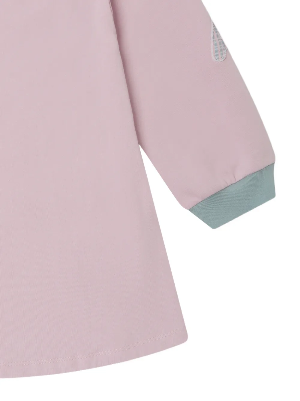 Stella McCartney Kids Jurk met logopatch Paars