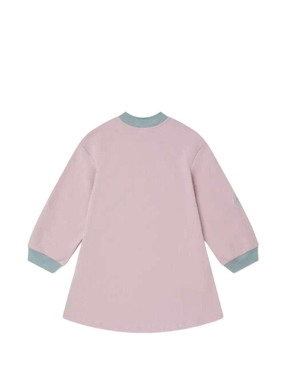 Stella McCartney Kids Jurk met logopatch Paars
