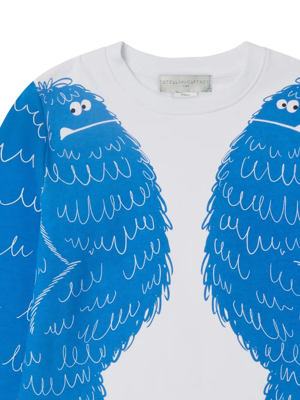 Stella McCartney Kids Trui met monsterprint Wit