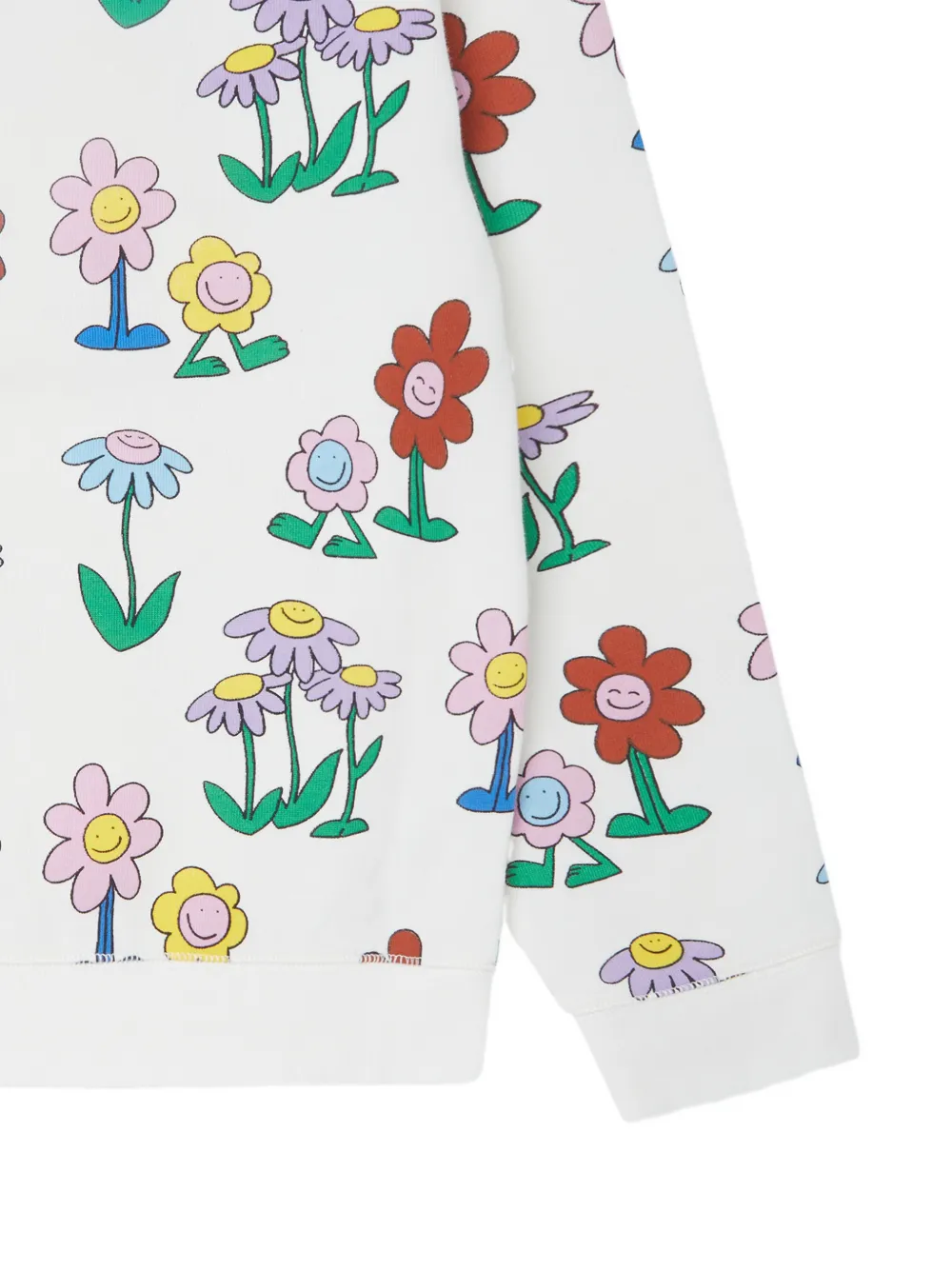 Stella McCartney Kids Sweater met bloemenprint Wit