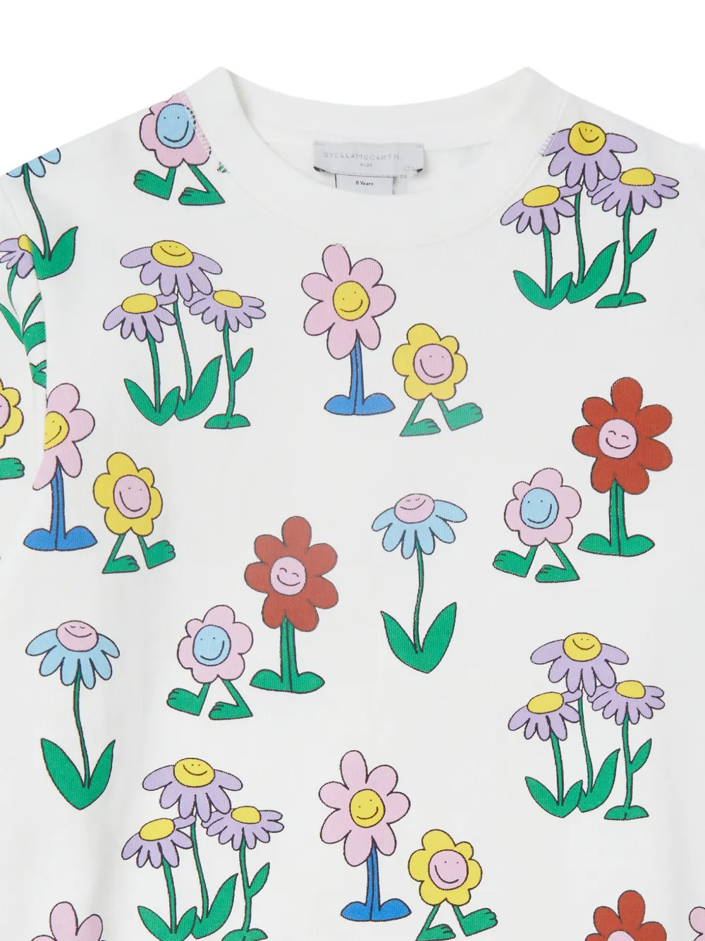 Stella McCartney Kids Sweater met bloemenprint Wit