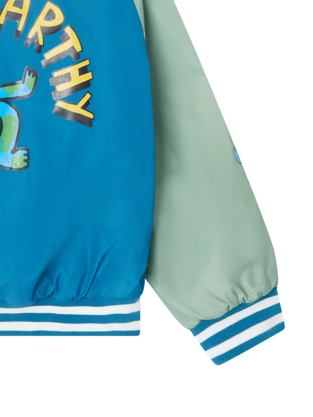 Stella McCartney Kids Bomberjack met print Blauw