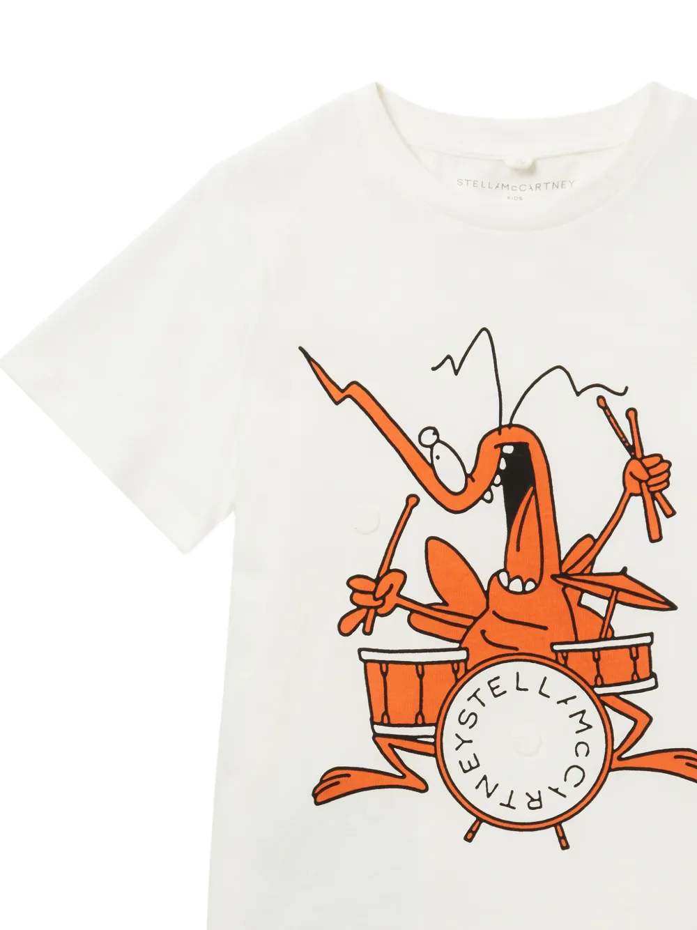 Stella McCartney Kids Bug Band graphic-print T-shirt Wit