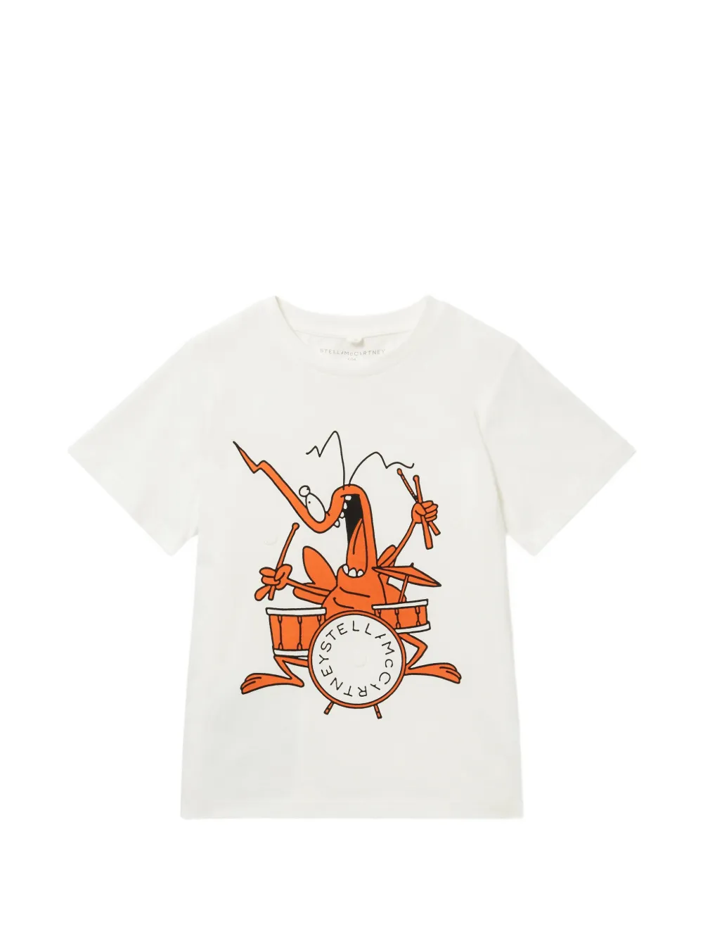 Stella McCartney Kids Bug Band graphic-print T-shirt - Bianco