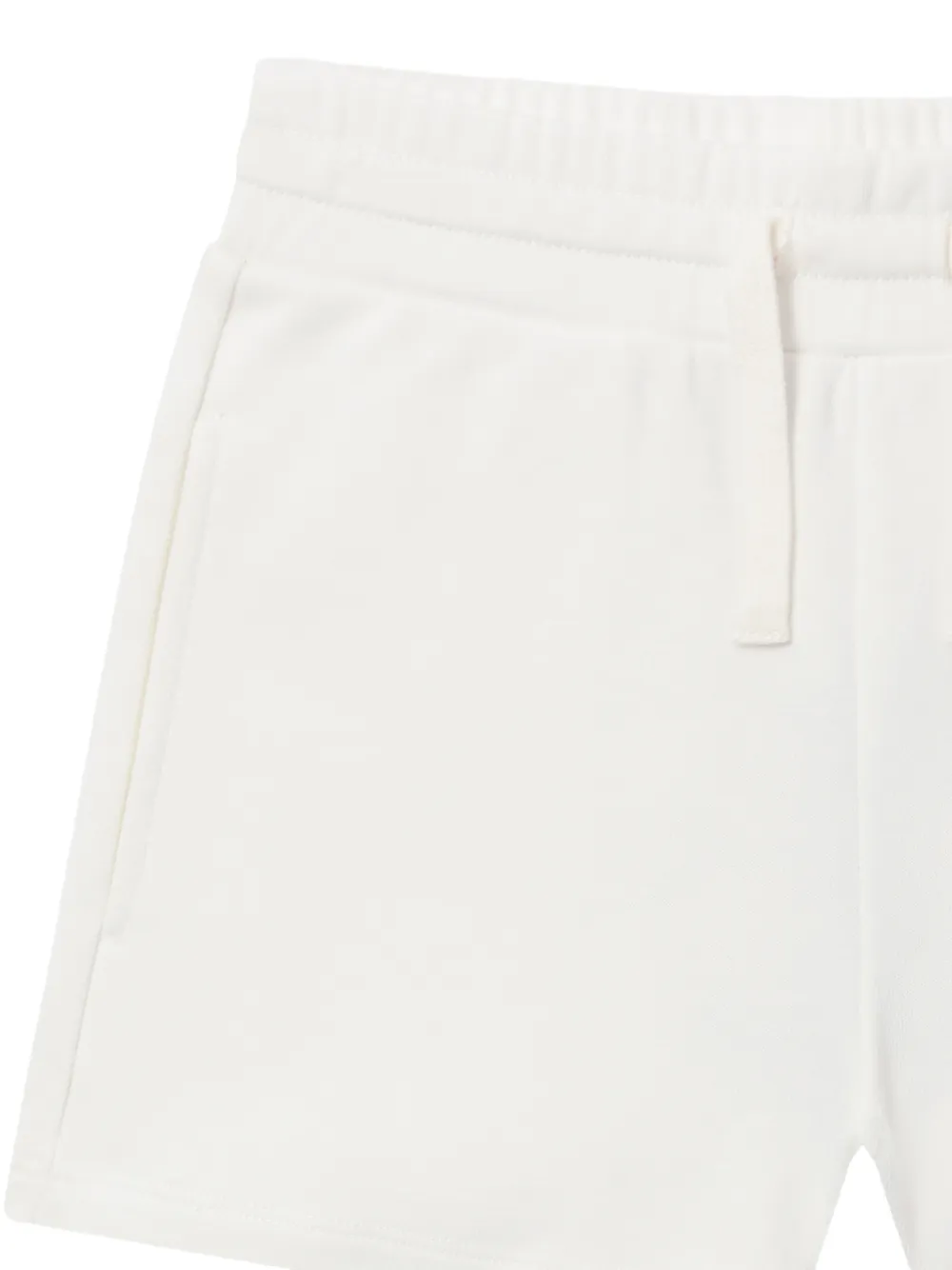 Stella McCartney Kids logo-print drawstring shorts Wit