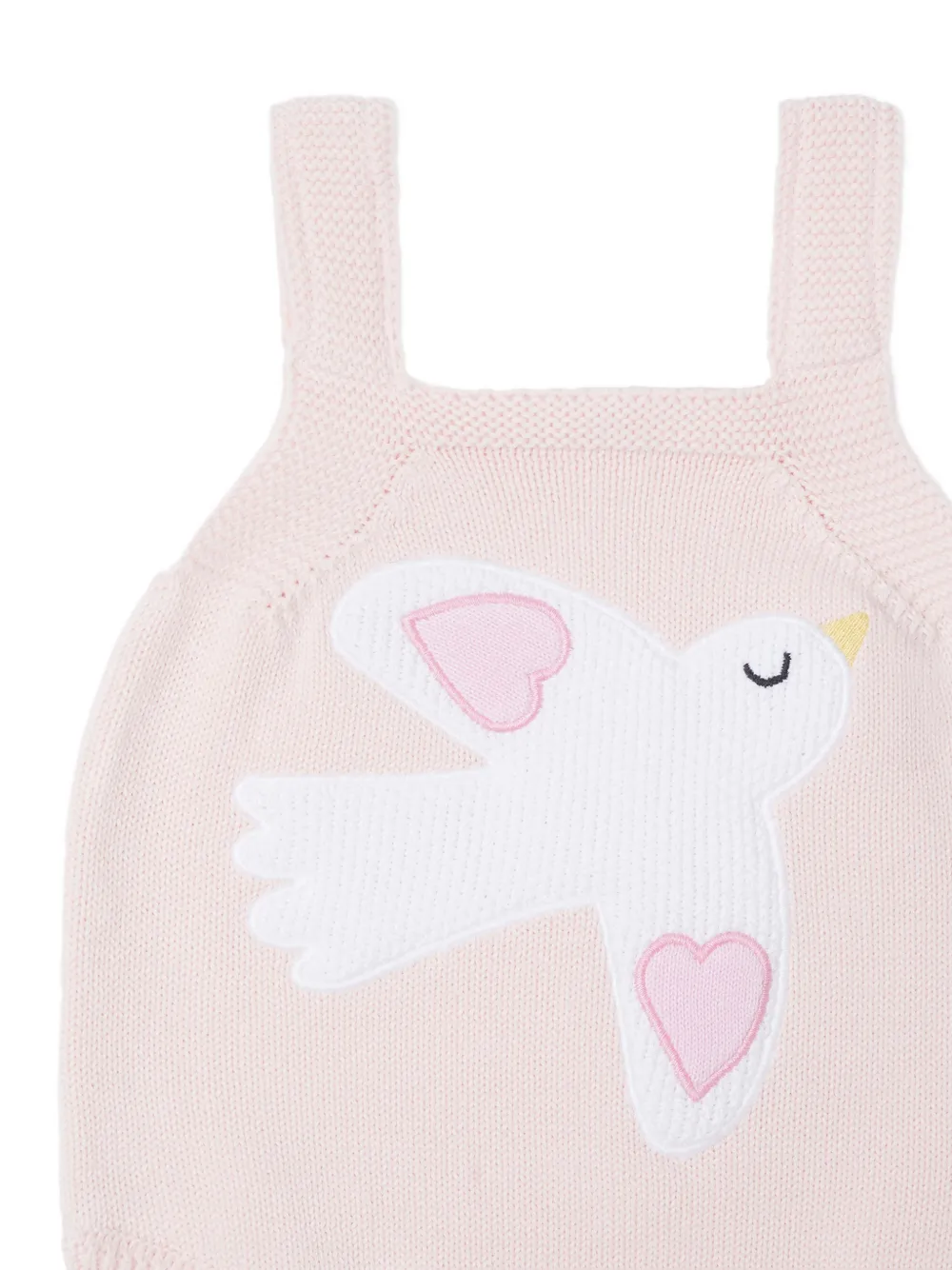 Stella McCartney Kids Gebreide shorts met intarsia Roze