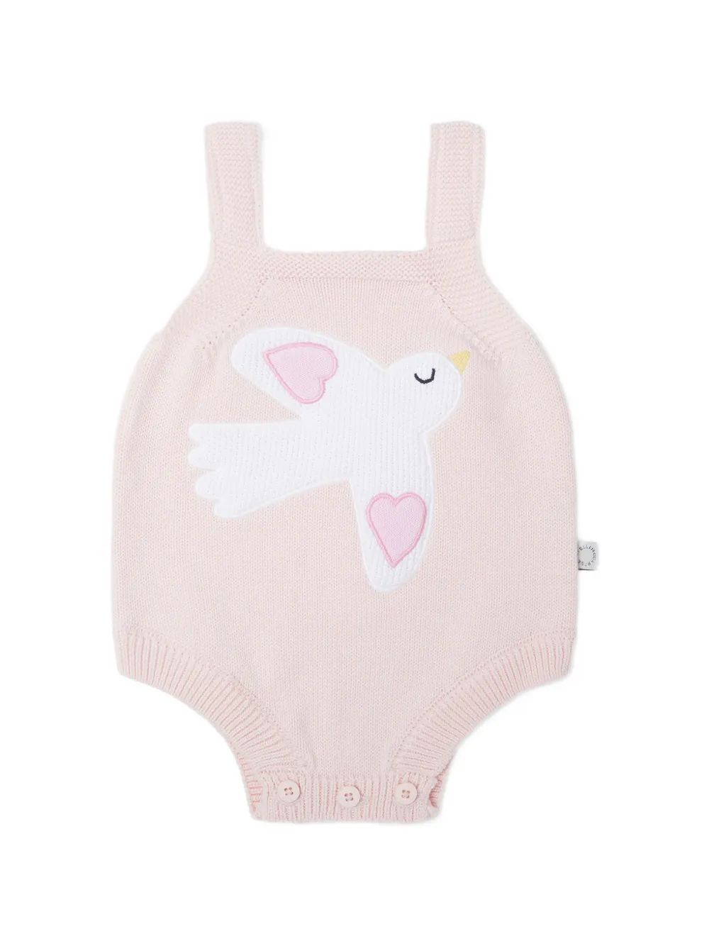 Stella McCartney Kids Tutina con intarsio - Rosa