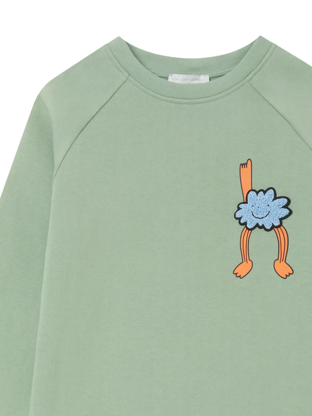 Stella McCartney Kids Earth Friends trui met grafische print Groen