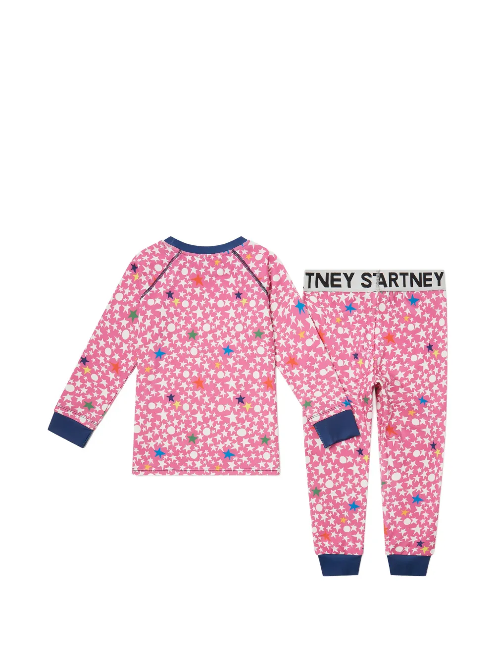 Stella McCartney Kids Pyjama met sterrenprint Roze